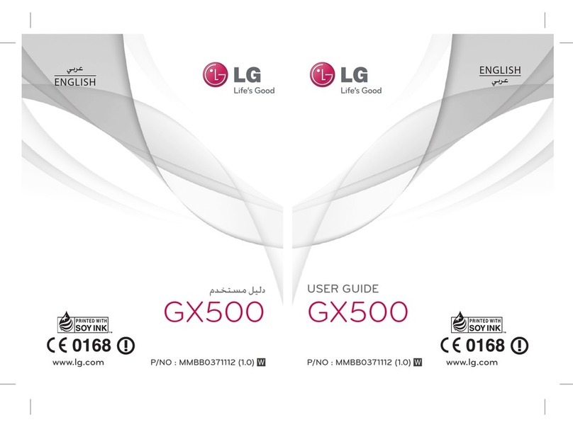 LG GX500 User manual