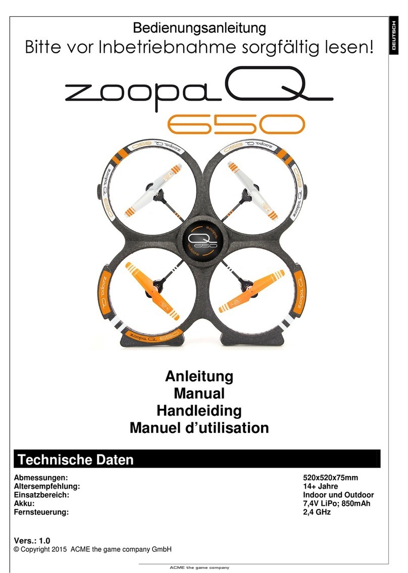 ACME zoopa Q 650 instruction manual