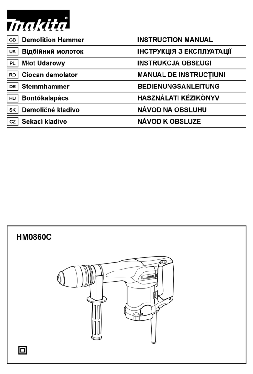 Makita HM0860C User manual Makita HM0860C User manual