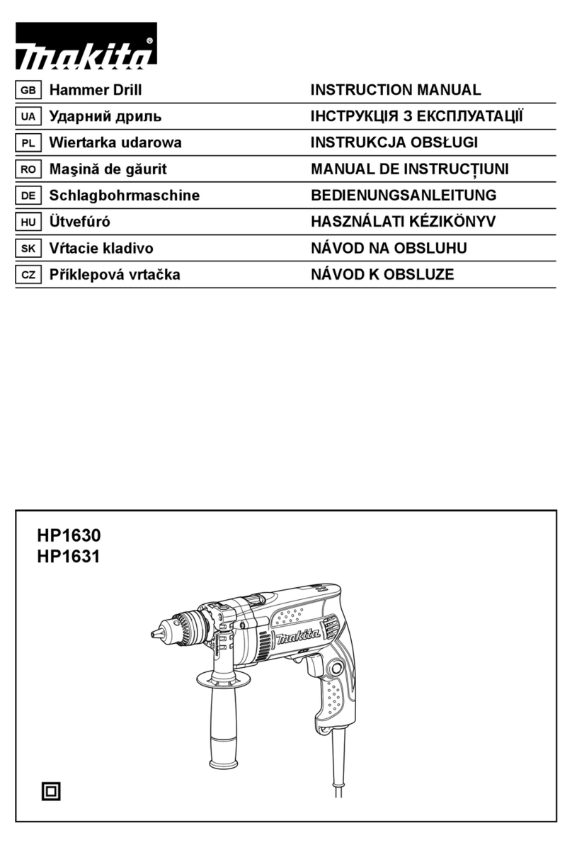 Makita HP1630 User manual
