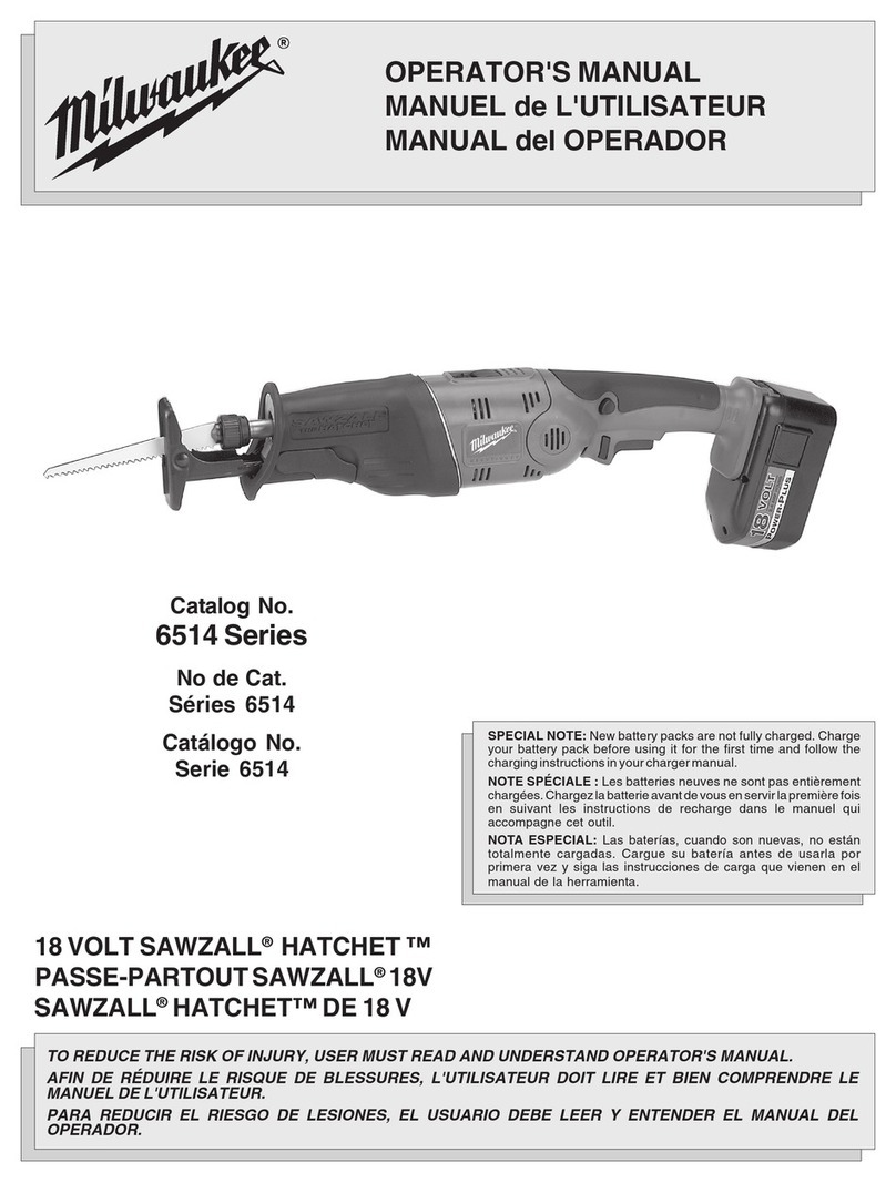 Milwaukee 6514 Series User manual