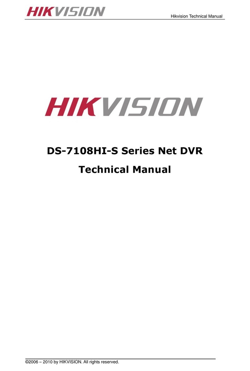 HIK VISION DS-7108HI-S User manual