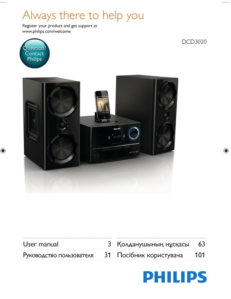 Philips DCD3020 User manual