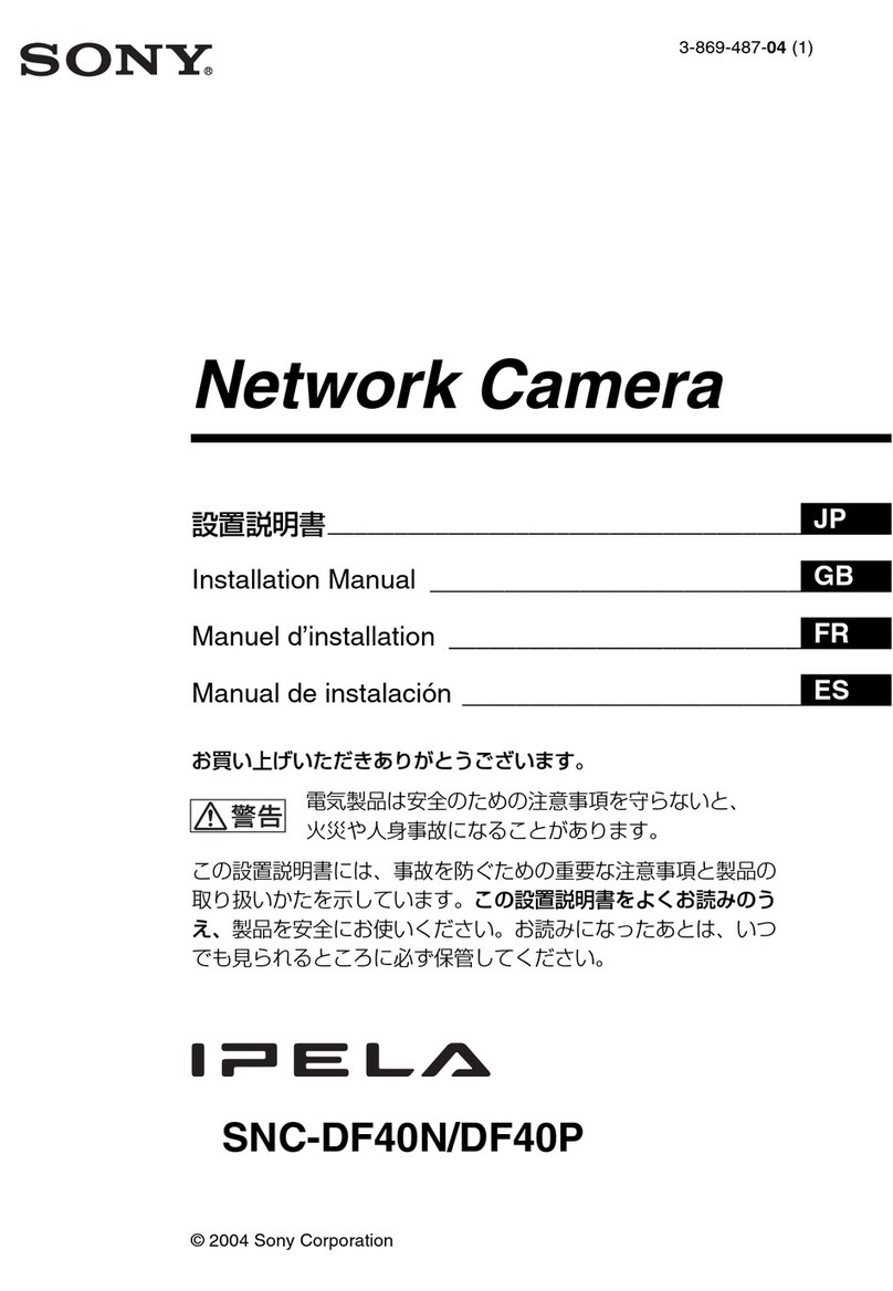 Sony IPELA SNC-DF40N User manual