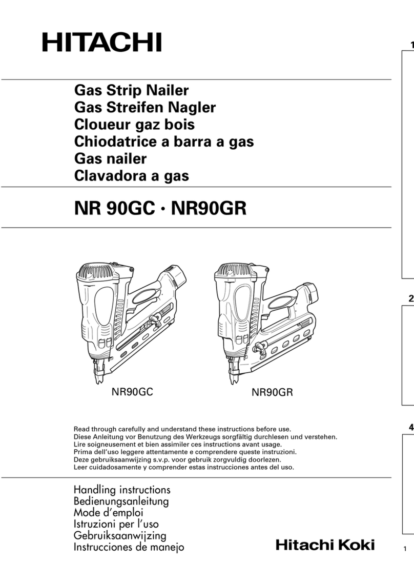 Hitachi NR 90GC Handling instructions