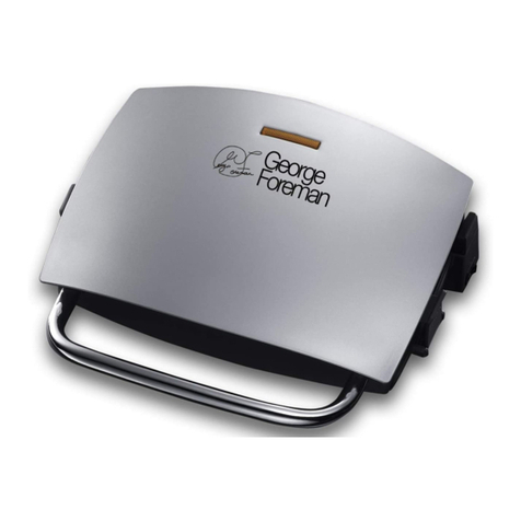 George Foreman 14181 User manual