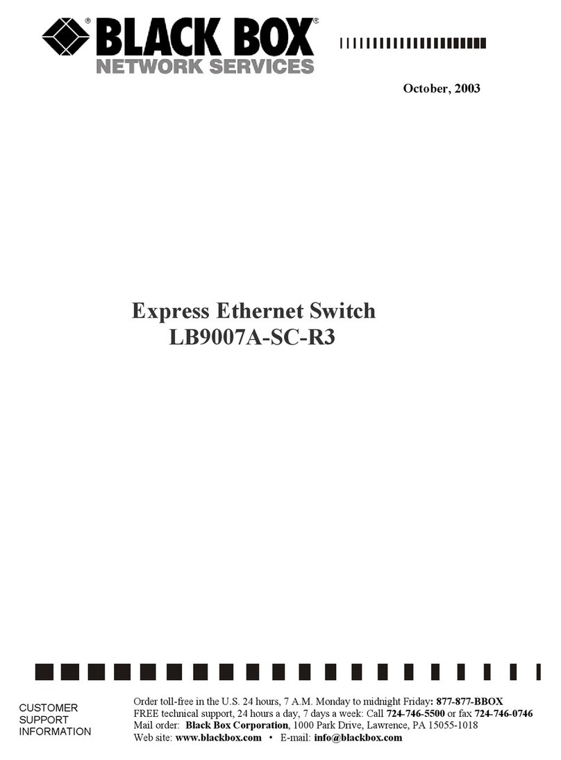 Black Box LB9007A-SC-R3 user manual