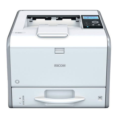 Ricoh SP 3600dn User manual