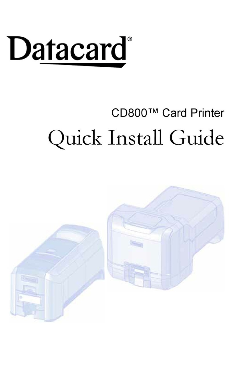 DataCard CD800 User manual DataCard CD800 User manual