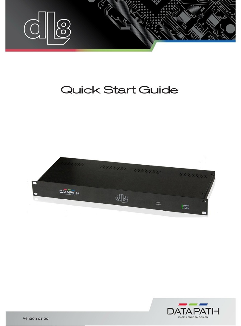 Datapath dL8 User manual