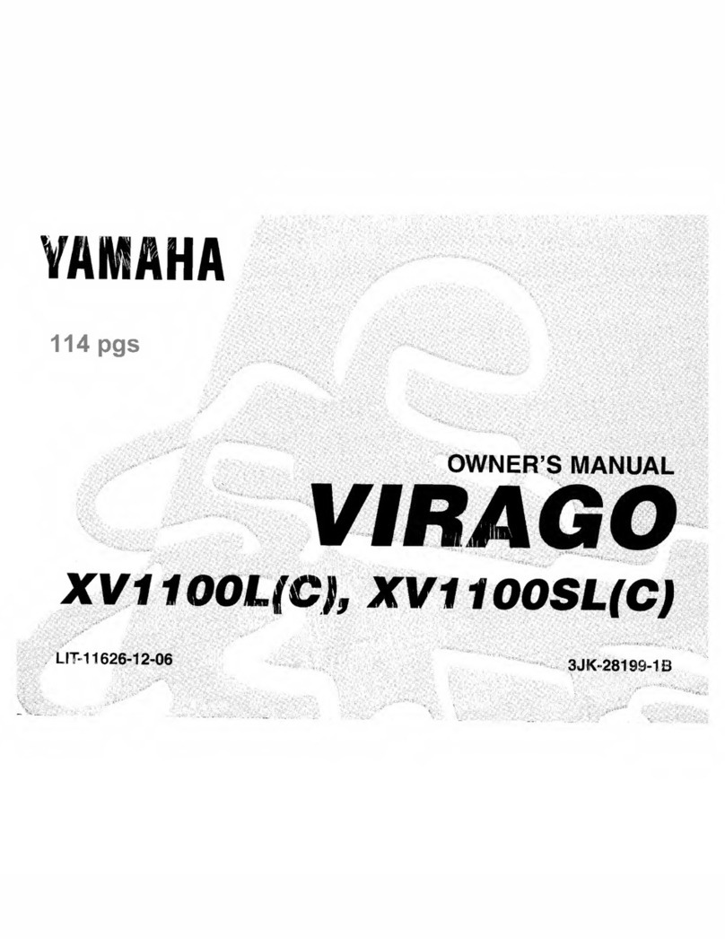 Yamaha Virago XV1100L owner's manual
