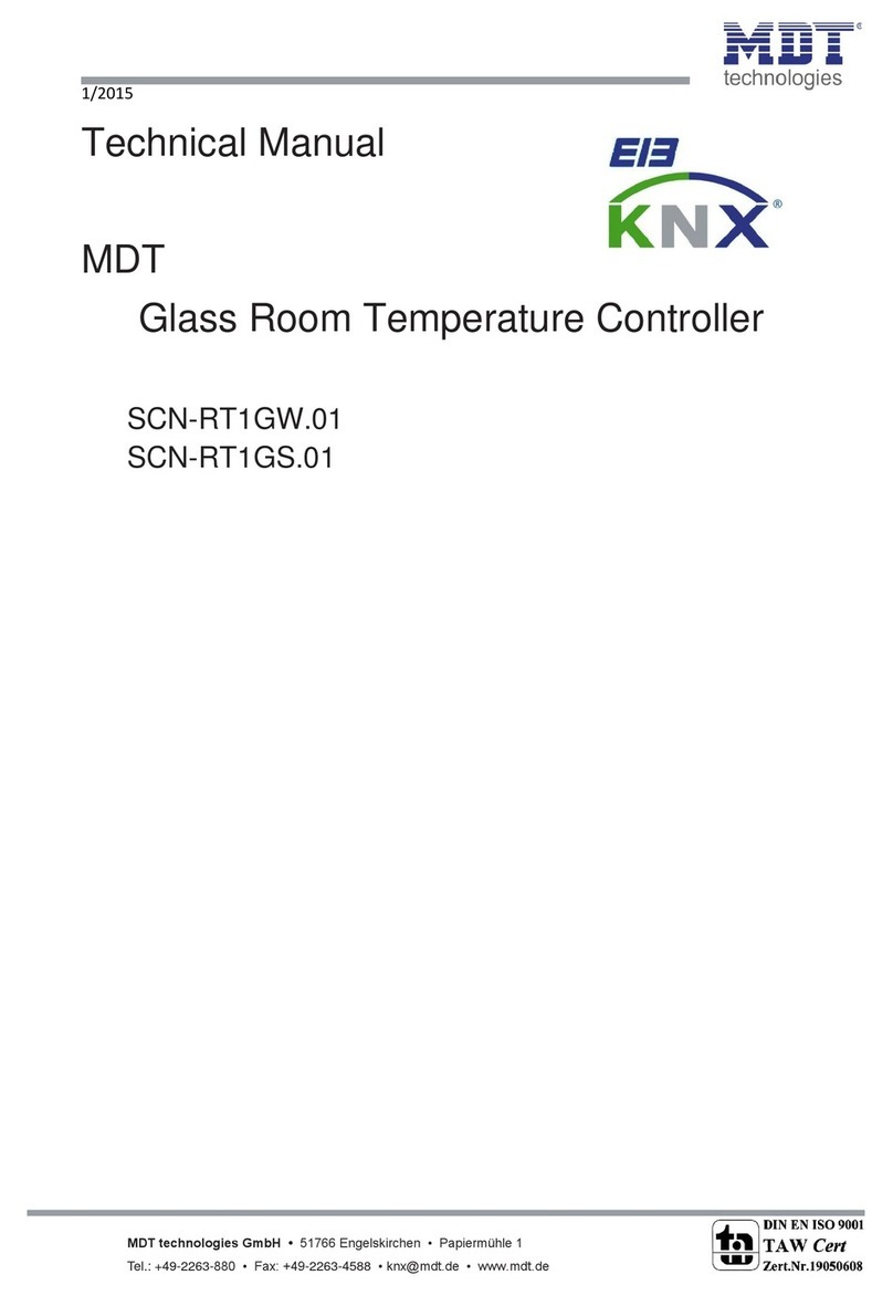 MDT SCN-RT1GW.01 User manual