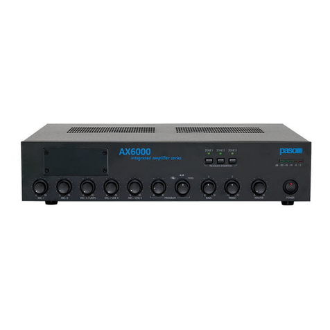 Paso AX6120 User manual Paso AX6120 User manual