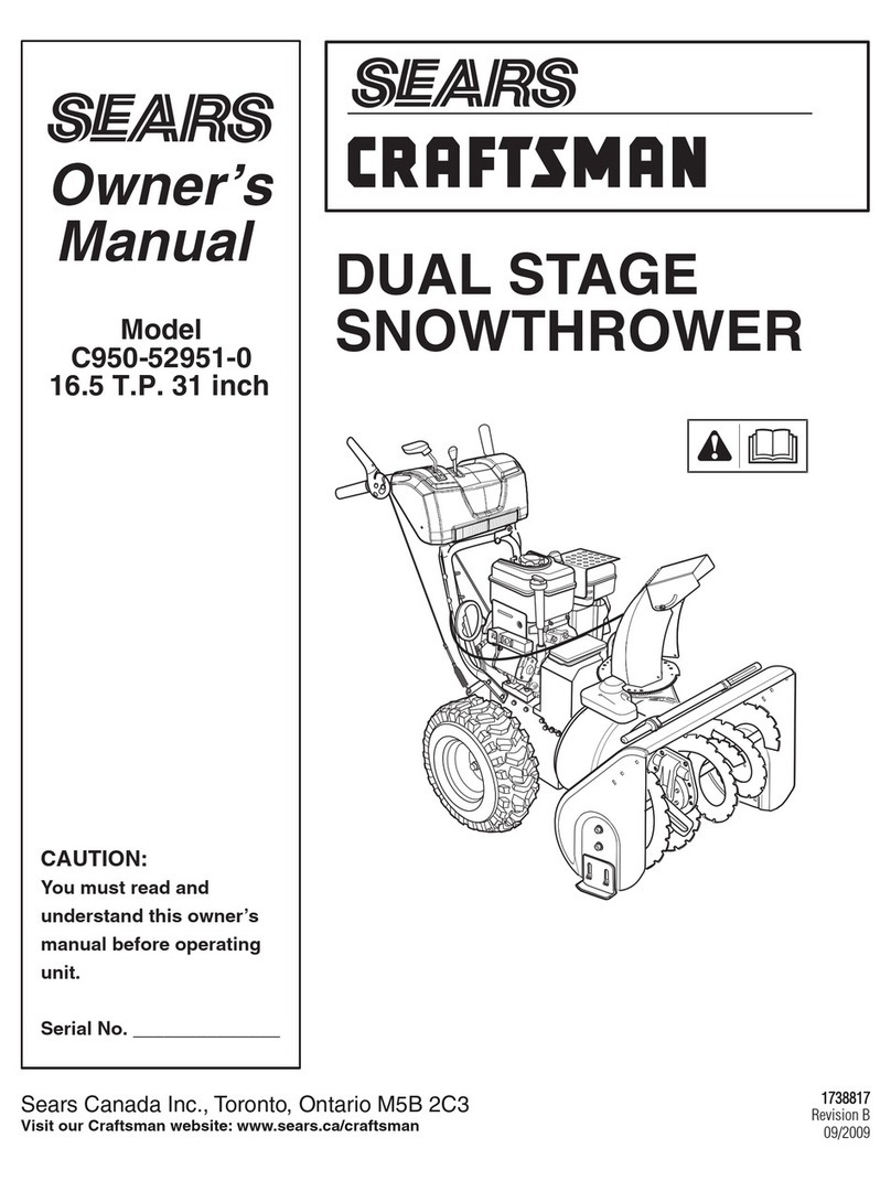 Sears Craftsman C950-52951-0 owner's manual