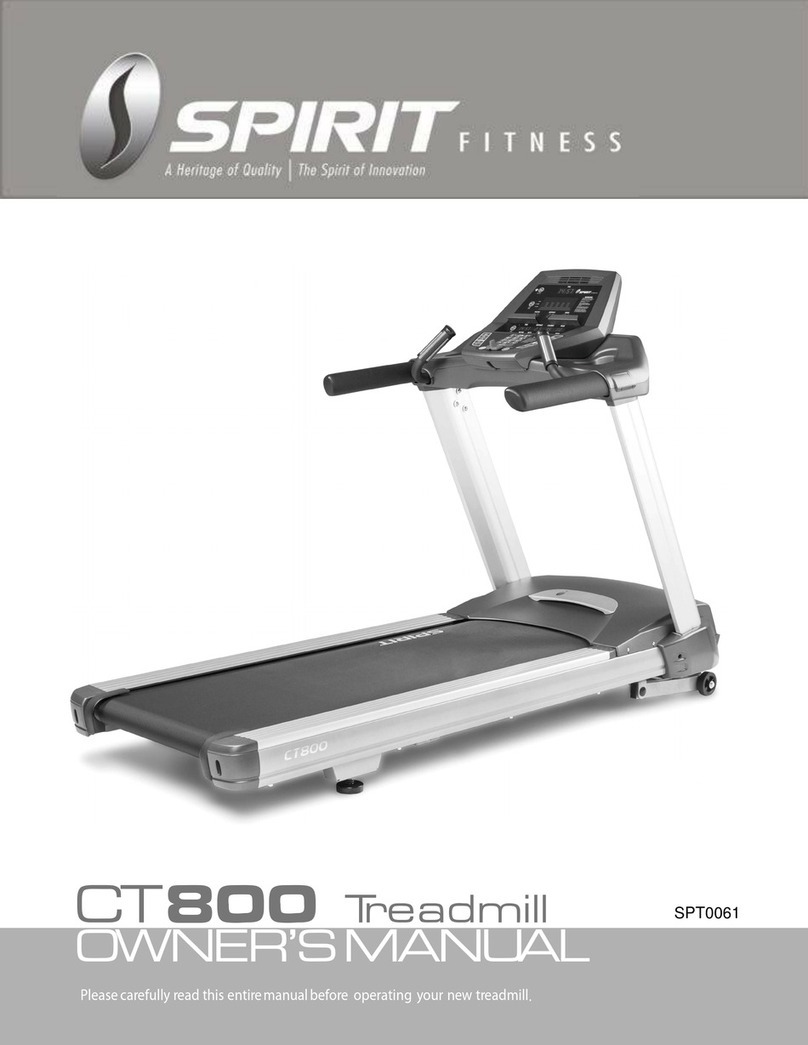 Spirit CT 800 owner's manual