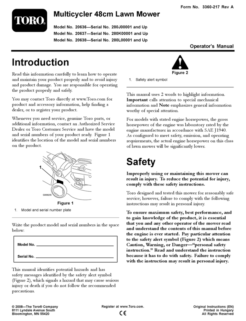Toro multicycle 20636 User manual