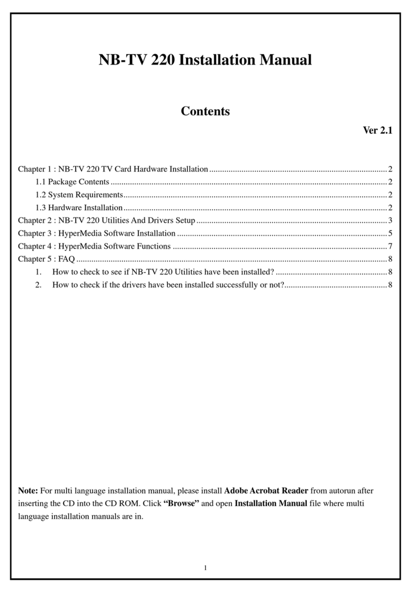 KWorld NB-TV 220 installation manual