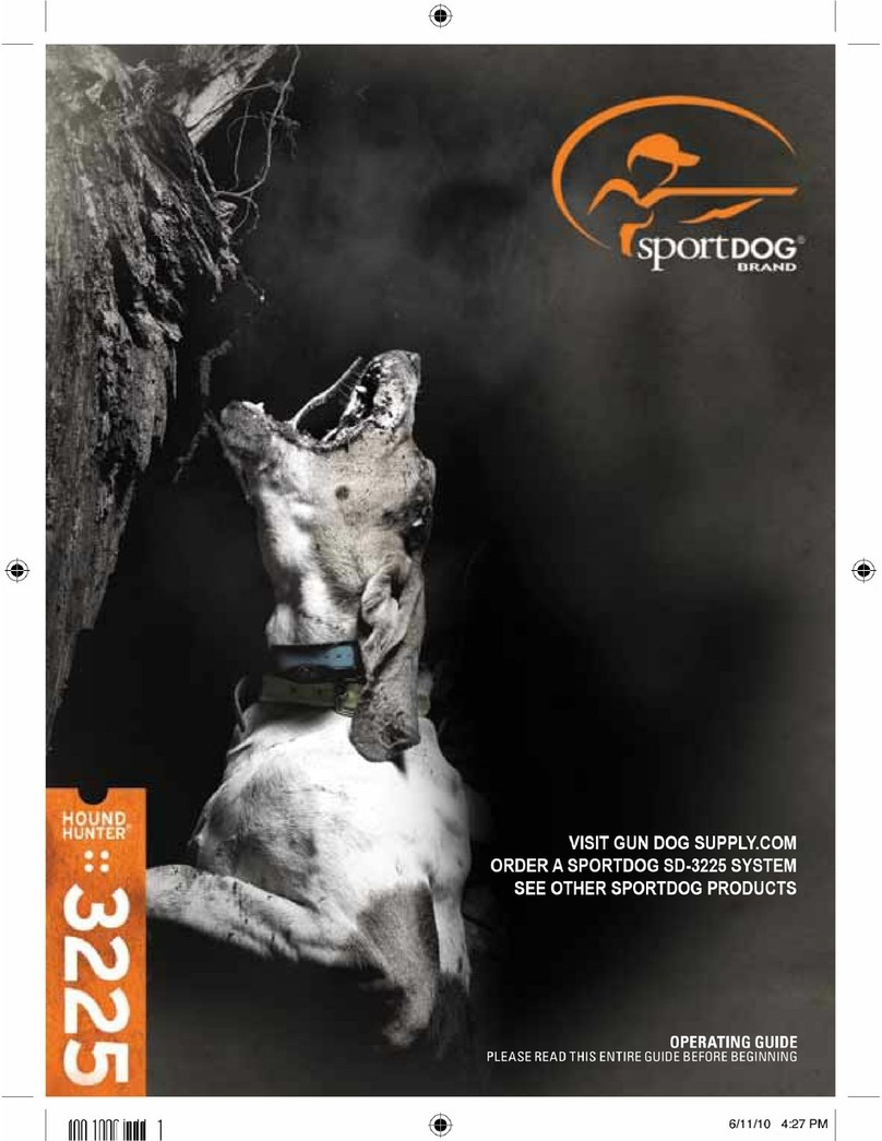 SportDOG houndhunter 3225 operating guide