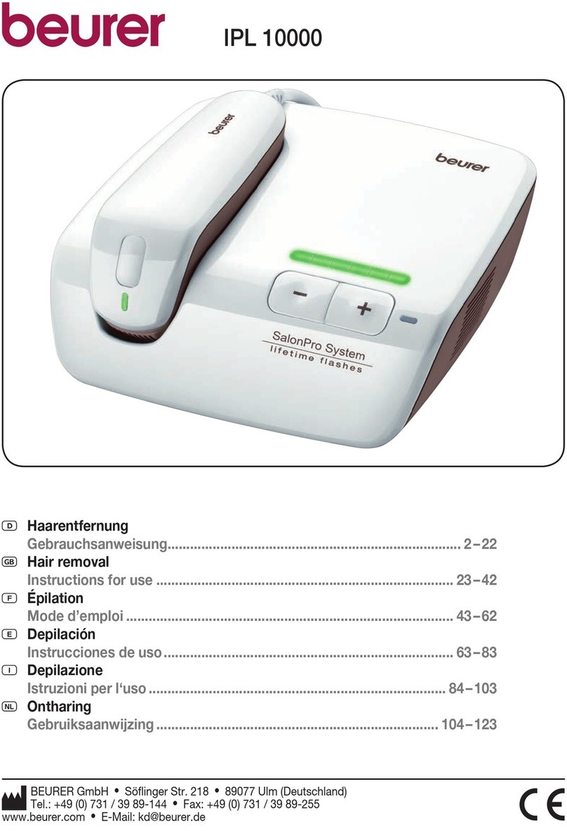 Beurer IPL 10000 Instructions for use