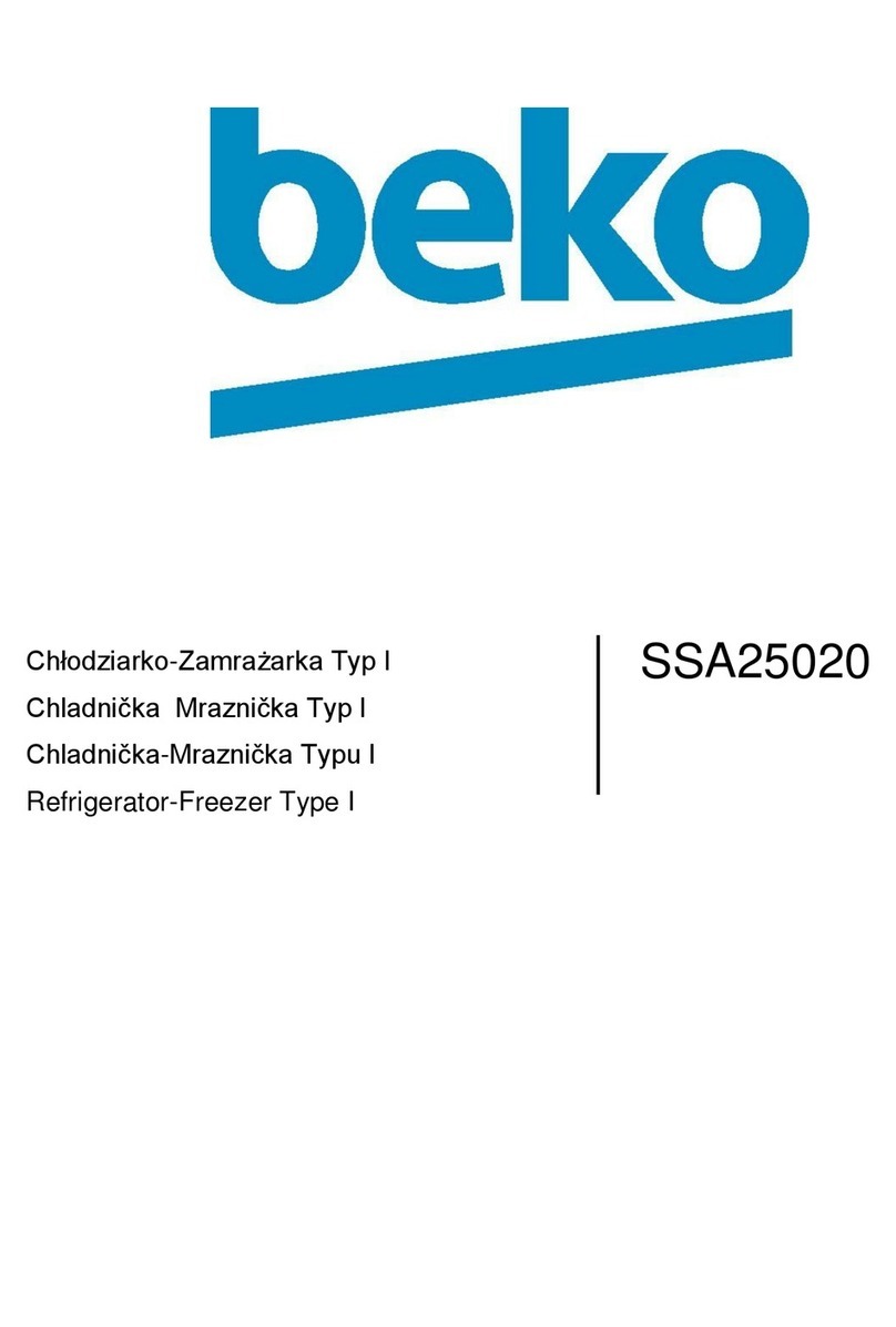 Beko SSA25020 User manual Beko SSA25020 User manual