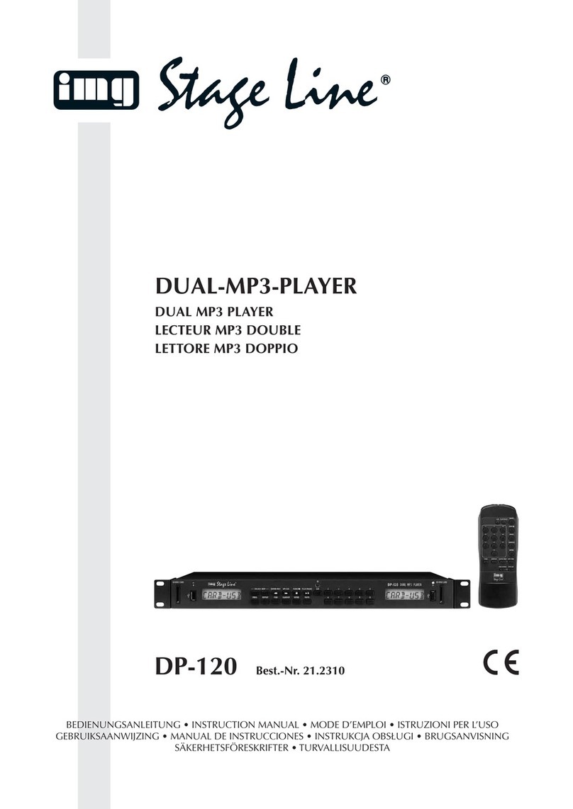 IMG STAGE LINE DP-120 instruction manual
