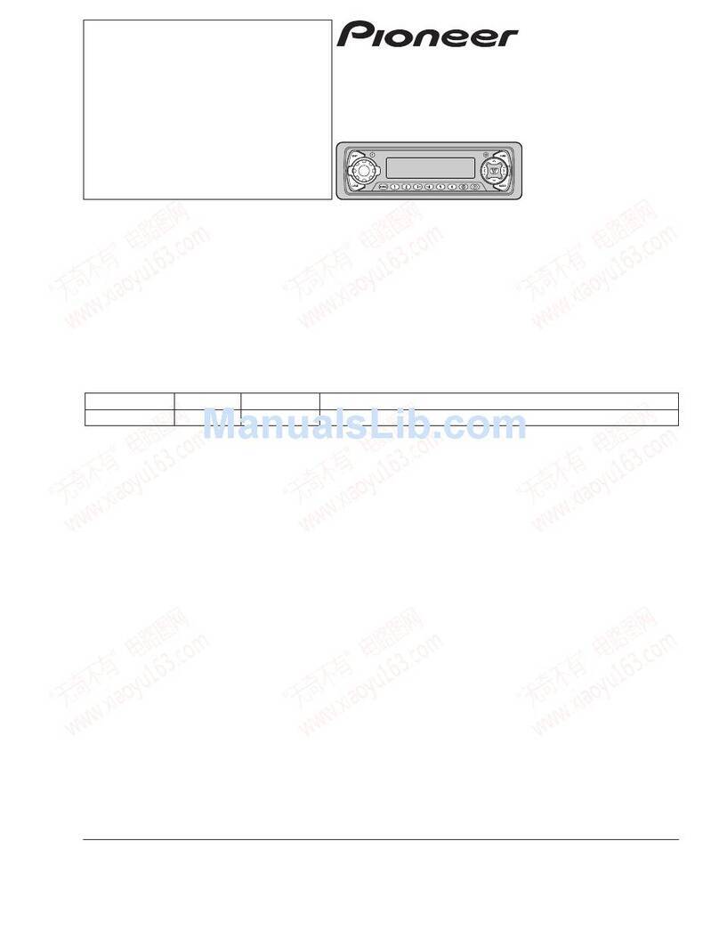 Pioneer DEH-P720 Service manual