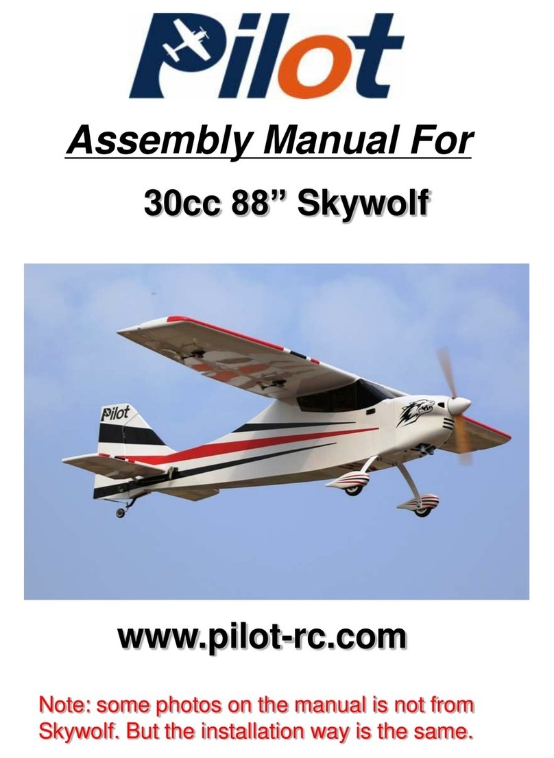 Pilot RC 30cc 88" Skywolf User manual Pilot RC 30cc 88" Skywolf User manual