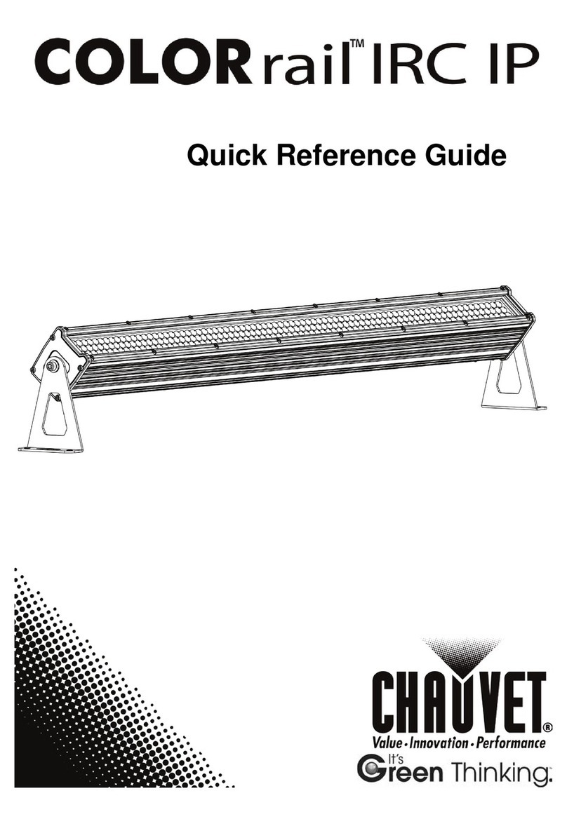 Chauvet COLORrail IRC IP User manual