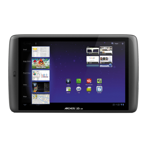 Archos 101 G9 User manual Archos 101 G9 User manual