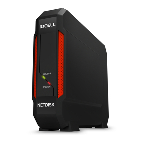 IOCELL netdisk 351une Quick install guide