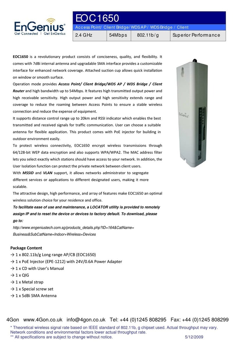 EnGenius EOC1650 User manual
