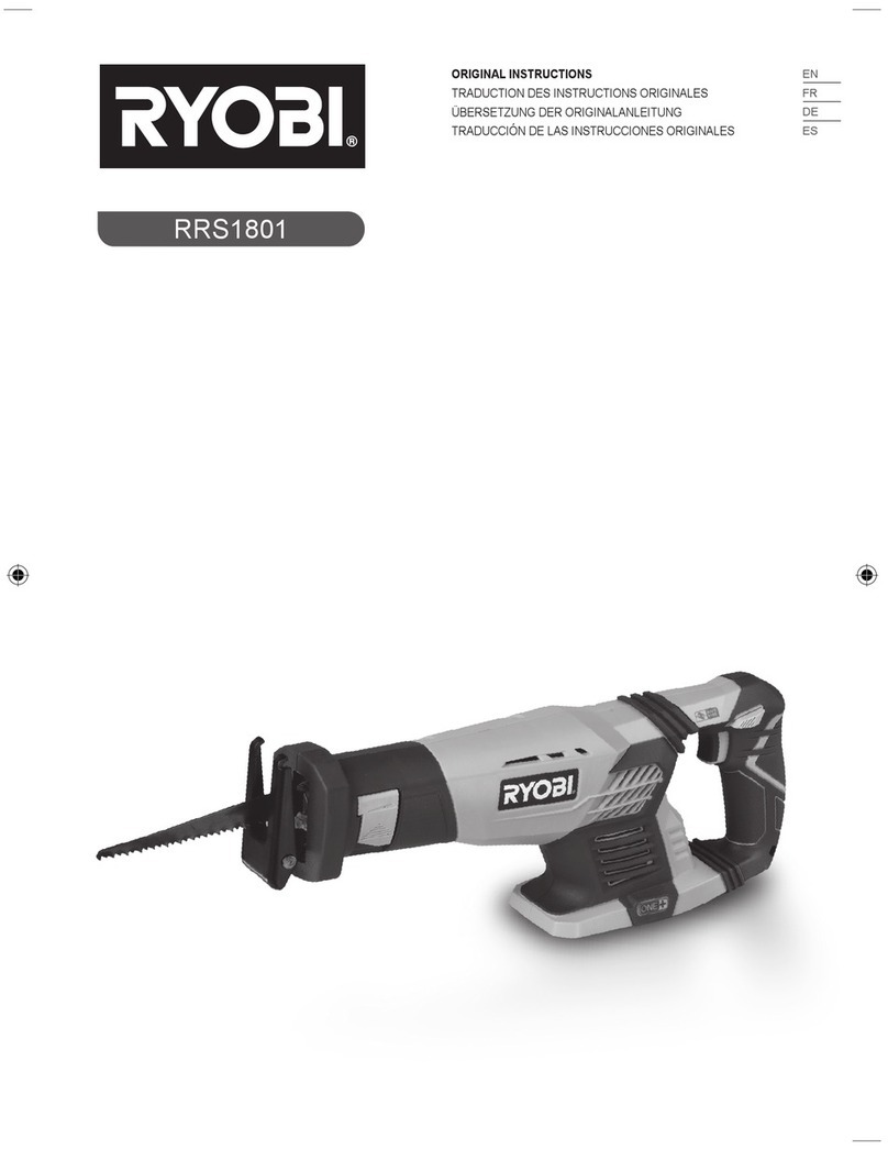 Ryobi RRS1801 Original instructions
