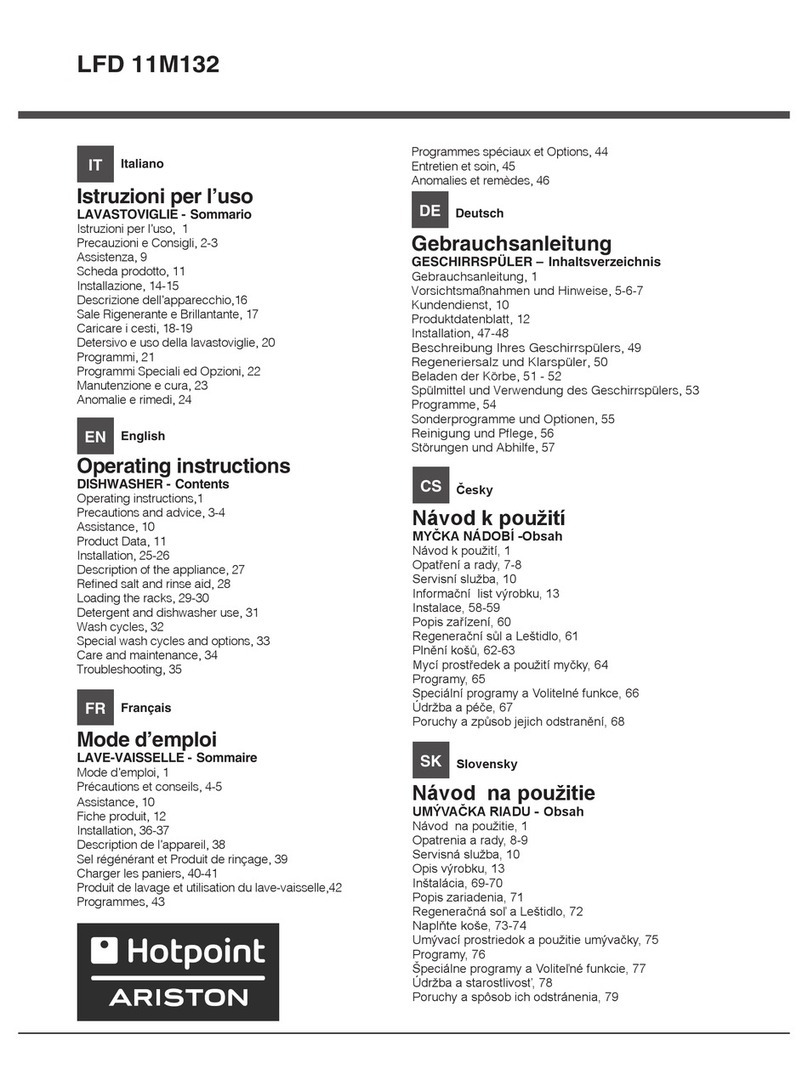 Ariston LFD 11m132 User manual