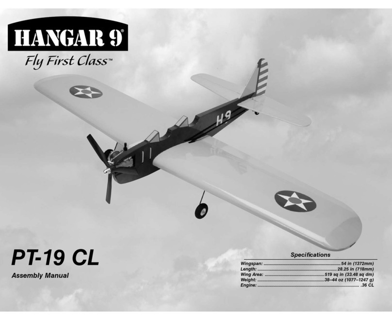 Hangar 9 PT-19 CL User manual