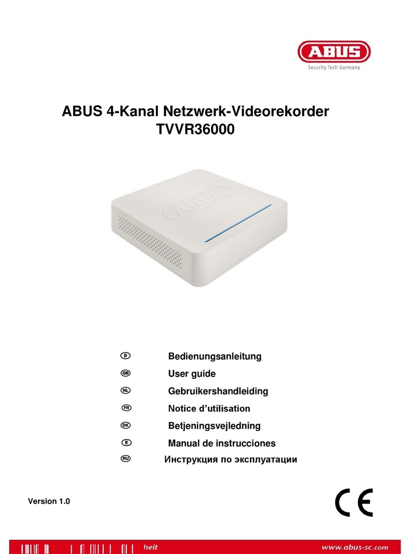 Abus TVVR36000 user guide