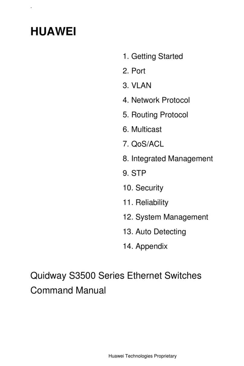 Huawei Quidway S3526 User manual