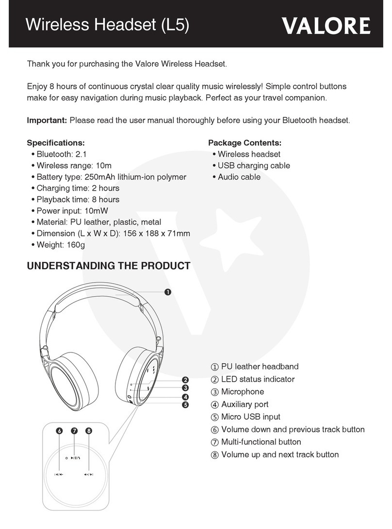 Valore L5 user manual