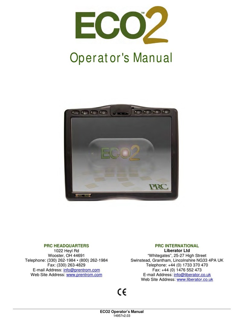 Prentke Romich Company ECO2 Operator's manual
