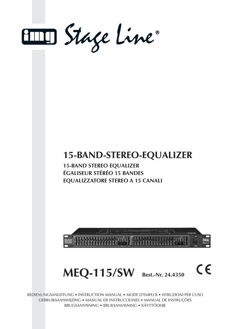 IMG STAGE LINE MEQ-115/SW instruction manual