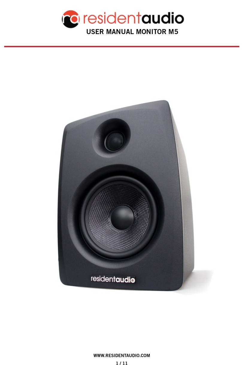 Resident Audio MONITOR M5 user manual