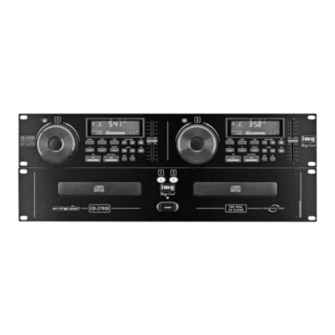 IMG STAGE LINE CD-270DJ instruction manual