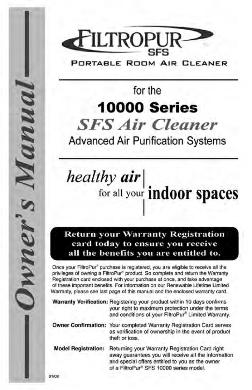 Filtropur 10000 Series owner's manual