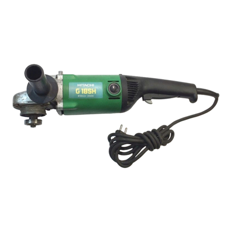 Hitachi G18SH User manual