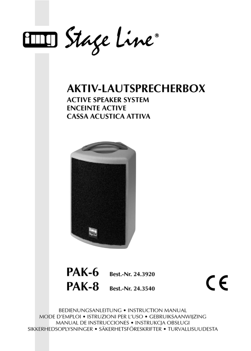 IMG STAGE LINE PAK-6 instruction manual