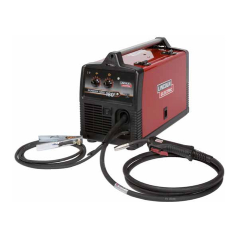 Lincoln Electric Power MIG 180C Operator's manual