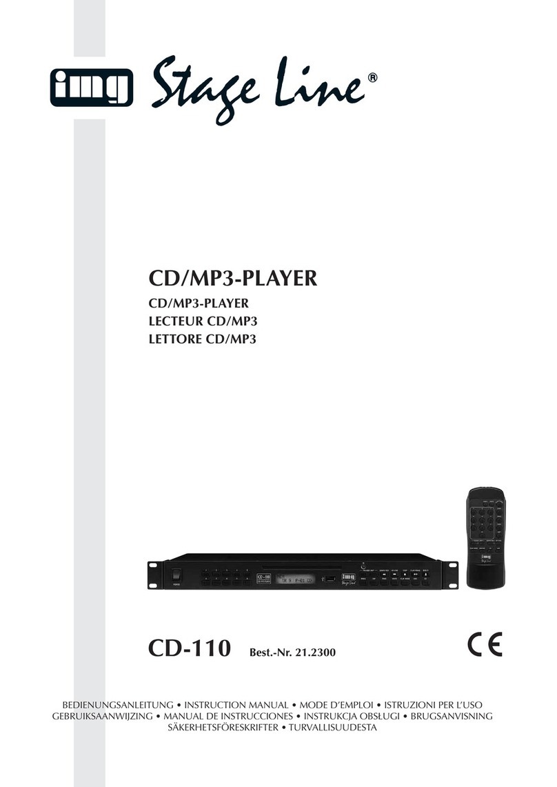 IMG STAGE LINE CD-110 User manual