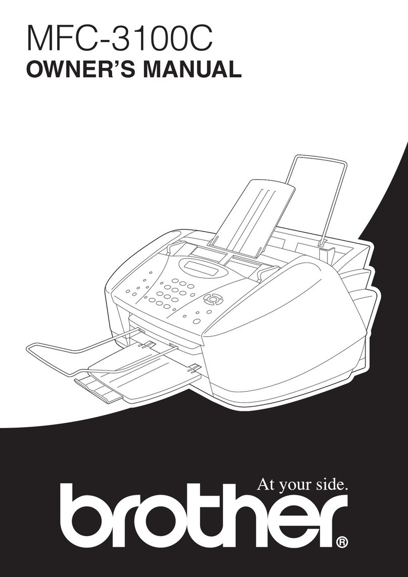 Brother MFC 3100C - Inkjet Multifunction User manual