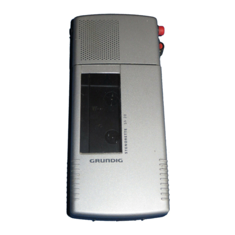 Grundig Stenorette Sh 20 User manual