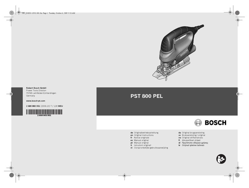 Bosch pst 800 PEL User manual