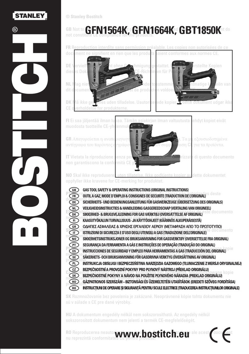 Bostitch GFN156K Original instructions